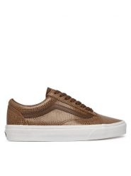 Vans Tenisówki Old Skool VN000EDYFST1 Brązowy. Brązowe trampki i tenisówki damskie Vans, bez wzorów, ze skóry. Za 429.99 zł.