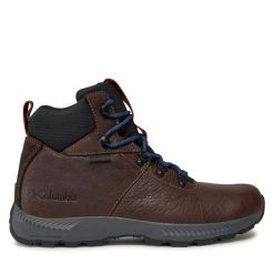 Trapery Columbia. Brązowe buty zimowe męskie Columbia, bez zapięcia. Za 369.99 zł.