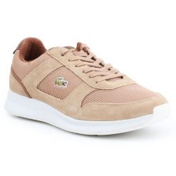 Buty Lacoste Joggeur 317 3 Spm Lt M 7-34SPM00174D8 brązowe. Brązowe buty sportowe na co dzień męskie z gumy, bez zapięcia. Za 667.75 zł.