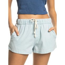 Spodenki turystyczne damskie Roxy Go To The Beach jeansowe. Niebieskie szorty damskie Roxy, bez wzorów, z bawełny, sportowe. Za 123.00 zł.