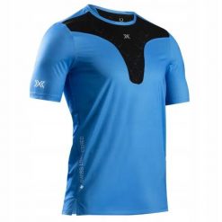Koszulka męska X-Bionic Corefusion Run Shirt Ss Eternal Ice A070. Niebieskie t-shirty sportowe męskie X BIONIC, m, bez ramiączek, do biegania. Za 519.99 zł.
