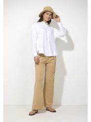 More & More Spodnie w kolorze beżowym rozmiar: 42. Brązowe spodnie materiałowe damskie MORE & MORE, bez wzorów, z materiału. Za 132.05 zł.