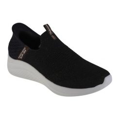 Buty sportowe Sneakersy damskie, Skechers Ultra Flex 3.0-Glitter Me. Czarne buty sportowe na co dzień damskie Skechers, bez wzorów, trekkingowe. Za 379.99 zł.