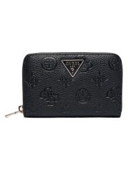 Guess Portfel w kolorze czarnym - 14 x 9.5 cm rozmiar: onesize. Czarne portfele damskie Guess, z aplikacjami, z materiału. Za 225.57 zł.