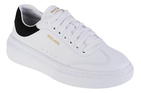 Buty do chodzenia damskie Skechers Cordova Classic. Białe buty sportowe na co dzień damskie Skechers, bez wzorów, z materiału, trekkingowe. Za 249.99 zł.