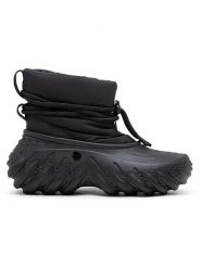 Crocs Botki zimowe "Echo" w kolorze czarnym rozmiar: 46/47. Czarne buty zimowe męskie Crocs, na zimę, bez zapięcia. Za 272.31 zł.