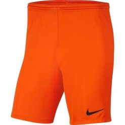 Męskie Spodenki Dry Park III. Brązowe szorty męskie Nike, bez wzorów, sportowe. Za 102.99 zł.