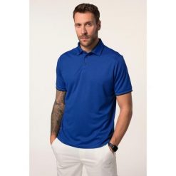 Męska Koszulka polo golf rękaw 1/2 zatrzaski do rozm. 7XL. Niebieskie koszulki polo męskie JAY-PI, m, bez wzorów, z materiału, bez ramiączek. Za 195.99 zł.