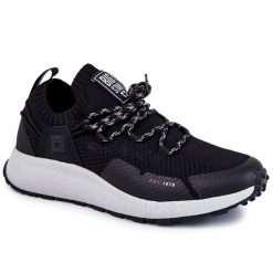 Męskie Buty Sportowe Big Star KK174015 Czarne. Czarne buty sportowe na co dzień męskie bez zapięcia, wspinaczkowe. Za 361.10 zł.