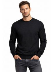 Geographical Norway Sweter "Famballe" w kolorze czarnym rozmiar: 3XL. Czarne swetry męskie Geographical Norway, xl, bez wzorów, z bawełny, bez kołnierzyka. Za 87.61 zł.