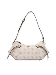 Guess Torebka Allegra HWGP24 89180 Kremowy. Białe torebki klasyczne damskie Guess, z aplikacjami, ze skóry, bez dodatków. Za 544.99 zł.
