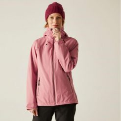 Kurtka damska 3 w 1 Wentwood. Czerwone kurtki damskie Regatta, bez wzorów, z materiału, z kapturem. Za 279.99 zł.