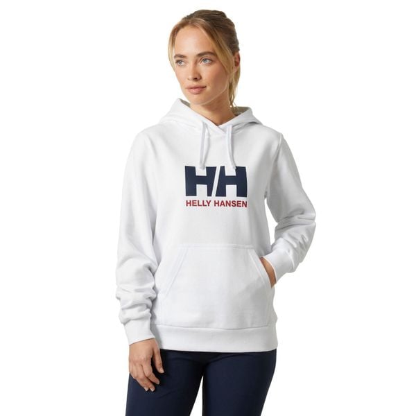 Damska bluza z kapturem z logo Helly Hansen 2.0. Białe bluzy z kapturem damskie Helly Hansen. W wyprzedaży za 289.75 zł.