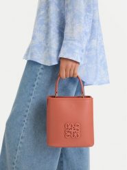 Nine West Torebka CEO-Verona-LDA8887 Pomarańczowy. Brązowe torebki klasyczne damskie Nine West, bez wzorów, z materiału, bez dodatków. Za 179.99 zł.