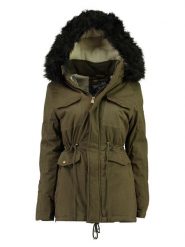 Geographical Norway Parka "Celeste" w kolorze oliwkowym rozmiar: M. Brązowe parki damskie Geographical Norway, m, bez wzorów. Za 258.52 zł.