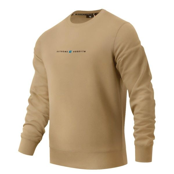 Bluza Męska EXTREME HOBBY ORDER. Brązowe bluzy bez kaptura męskie EXTREME HOBBY, m, z bawełny. Za 239.00 zł.