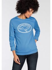 Kangaroos Bluza w kolorze błękitnym rozmiar: 48/50. Niebieskie bluzy bez kaptura damskie Kangaroos, z bawełny. Za 90.47 zł.