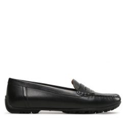 Mokasyny Geox. Czarne mokasyny damskie Geox. Za 359.99 zł.