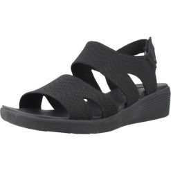 Sandały SKECHERS ARYA MODERN MUSE Czarny. Czarne sandały damskie Skechers, bez wzorów, z tkaniny, bez obcasa. Za 216.99 zł.
