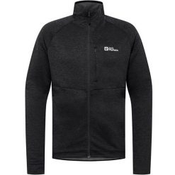 Kurtka w góry męska Jack Wolfskin Taiga. Czarne kurtki męskie Jack Wolfskin, l, bez wzorów, z materiału, klasyczne, bez kaptura. Za 395.50 zł.