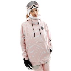 Kurtka snowboardowa damska W1-W Lapland. Czerwone kurtki damskie SIROKO, bez wzorów, z softshellu, bez kaptura, narciarskie. Za 844.00 zł.