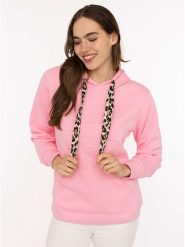 Zwillingsherz Bluza "Strong Soul" w kolorze różowym rozmiar: S/M. Różowe bluzy z kapturem damskie Zwillingsherz, m. Za 166.10 zł.