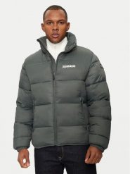 Napapijri Kurtka zimowa A-Suomi NP0A4GJF Zielony Regular Fit. Zielone kurtki męskie Napapijri, na zimę, l, bez wzorów, z syntetyku, bez kaptura. Za 699.99 zł.