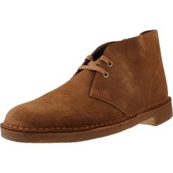 Buty CLARKS 180254 Brązowy. Brązowe buty trekkingowe męskie Clarks, ze skóry, bez zapięcia, trekkingowe. Za 478.99 zł.