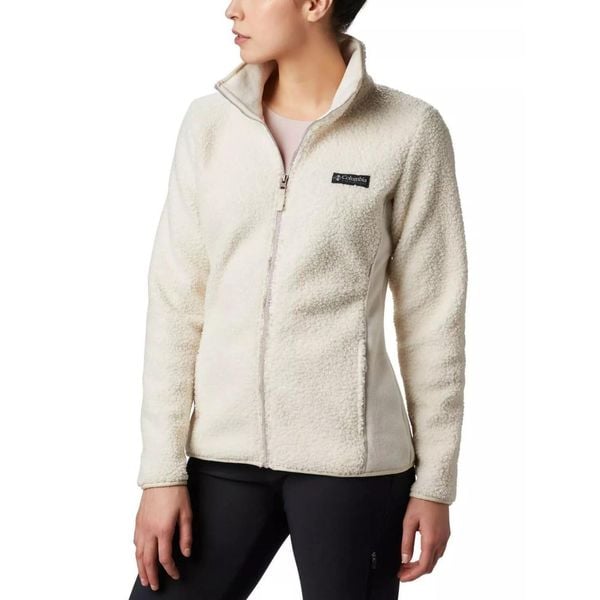 Damski sweter polarowy Columbia Panorama Full Zip. Brązowe swetry klasyczne damskie Columbia, xl, z polaru, bez kołnierzyka. W wyprzedaży za 348.00 zł.