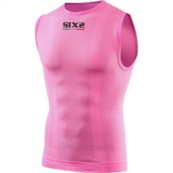 Tank top Sixs SMX. Czerwone topy damskie SIXS, bez wzorów, bez kołnierzyka. Za 191.00 zł.