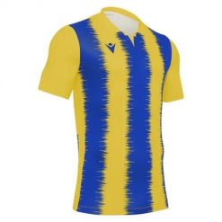 Koszulka Macron Miram. Niebieskie t-shirty damskie Macron, l, bez wzorów, z materiału, bez kołnierzyka. Za 189.50 zł.