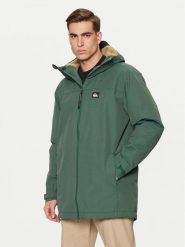 Quiksilver Parka Overcast 3K EQYJK04087 Zielony Regular Fit. Zielone parki męskie Quiksilver, m, bez wzorów, z bawełny. Za 469.99 zł.