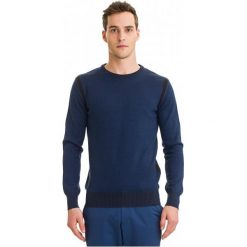 Galvanni sweter męski Halle L, ciemnoniebieski. Niebieskie swetry męskie Galvanni, l, bez wzorów, z wełny, bez kołnierzyka. W wyprzedaży za 299.00 zł.