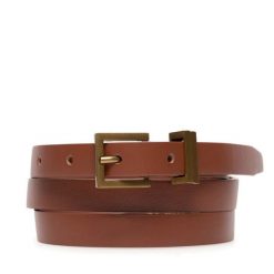Pasek Damski GINO ROSSI. Brązowe paski damskie Gino Rossi, bez wzorów. Za 79.99 zł.