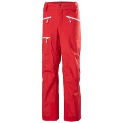 Spodnie narciarskie dla kobiet Helly Hansen Acer 3L Shell. Czerwone spodnie dresowe damskie Helly Hansen, na zimę, l, bez wzorów. Za 1,702.00 zł.