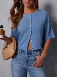 Milan Kiss Kardigan w kolorze błękitnym rozmiar: S. Niebieskie kardigany damskie Milan Kiss, s, bez wzorów. Za 152.99 zł.