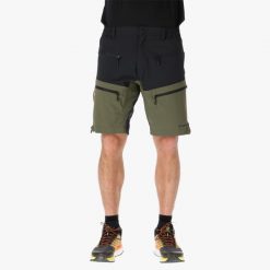 Szorty Outdoor Wędrówki Mężczyzna Lofoten Szybkoschnący. Czarne szorty męskie SWEDEMOUNT, bez wzorów, z materiału. Za 279.99 zł.
