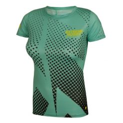 Koszulka do biegania damska z krótkim rękawem EXTREME HOBBY HALFTONE. Zielone bielizna termoaktywna damska EXTREME HOBBY, s, bez wzorów, z elastanu. Za 139.00 zł.
