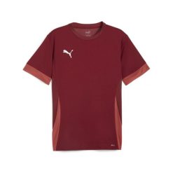 Koszulka Puma TeamGoal. Czerwone t-shirty sportowe męskie Puma, bez ramiączek, do piłki nożnej. Za 138.41 zł.