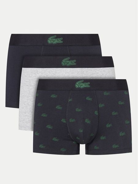 Lacoste Komplet bokserek 5H5154 Kolorowy. Bokserki męskie Lacoste, bez wzorów, z bawełny. Za 139.99 zł.