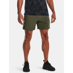 Spodenki krótkie męskie Under Armour Vanish Woven 6in Shorts. Zielone szorty męskie Under Armour, m, na fitness i siłownię. Za 104.99 zł.