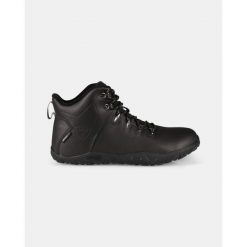 Uniseksowe wysokie buty outdoorowe barefoot Kilpi BARE LEATHER HIGH-U. Czarne buty trekkingowe męskie Kilpi. Za 783.53 zł.
