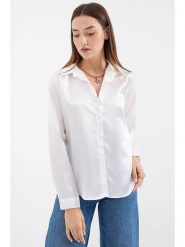 Bigdart Koszula w kolorze białym rozmiar: 42. Białe koszule damskie Bigdart, bez wzorów, bez kołnierzyka, bez ramiączek. Za 100.99 zł.