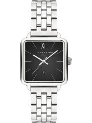 Liebeskind Zegarek kwarcowy w kolorze srebrno-czarnym rozmiar: onesize. Szare, analogowe zegarki damskie Liebeskind, ze stali. Za 334.60 zł.