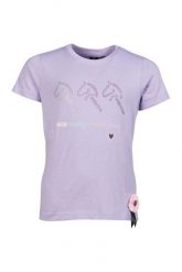 T-shirt dziewczęcy HKM Kids Hobby Horsing. Brązowe koszulki dziewczęce HKM, m, bez wzorów, ze skóry, bez ramiączek. Za 119.50 zł.