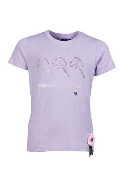 T-shirt dziewczęcy HKM Kids Hobby Horsing. Brązowe koszulki dziewczęce HKM, m, bez wzorów, ze skóry, bez ramiączek. Za 119.50 zł.
