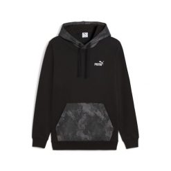 Męska bluza z kapturem Essentials Camo PUMA Black. Czarne bluzy z kapturem męskie Puma, m. W wyprzedaży za 174.00 zł.