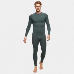 Bielizna termoaktywna męska Alpinus Active Idre Set. Czarna bielizna termoaktywna męska Alpinus, l, bez wzorów. W wyprzedaży za 135.00 zł.