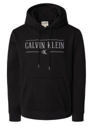 Calvin Klein Jeans Bluza LV04RH238G Czarny Regular Fit. Czarne bluzy bez kaptura męskie Calvin Klein Jeans, m, z bawełny. Za 369.99 zł.