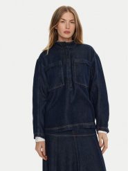 Munthe Bluzka Tuxa 243100024314 Granatowy Relaxed Fit. Niebieskie bluzki damskie Munthe, bez wzorów, z lyocellu, bez ramiączek. Za 949.99 zł.